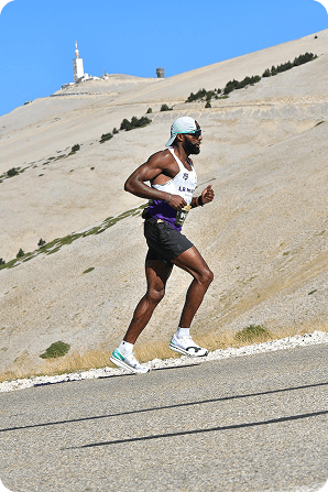 Mountain trail running